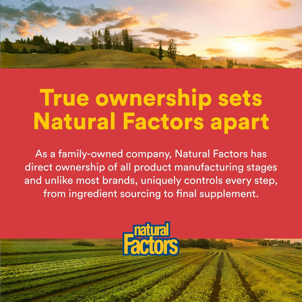 Natural Factors Magnesium Citrate non-GMO claim shown on package for trusted sourcing