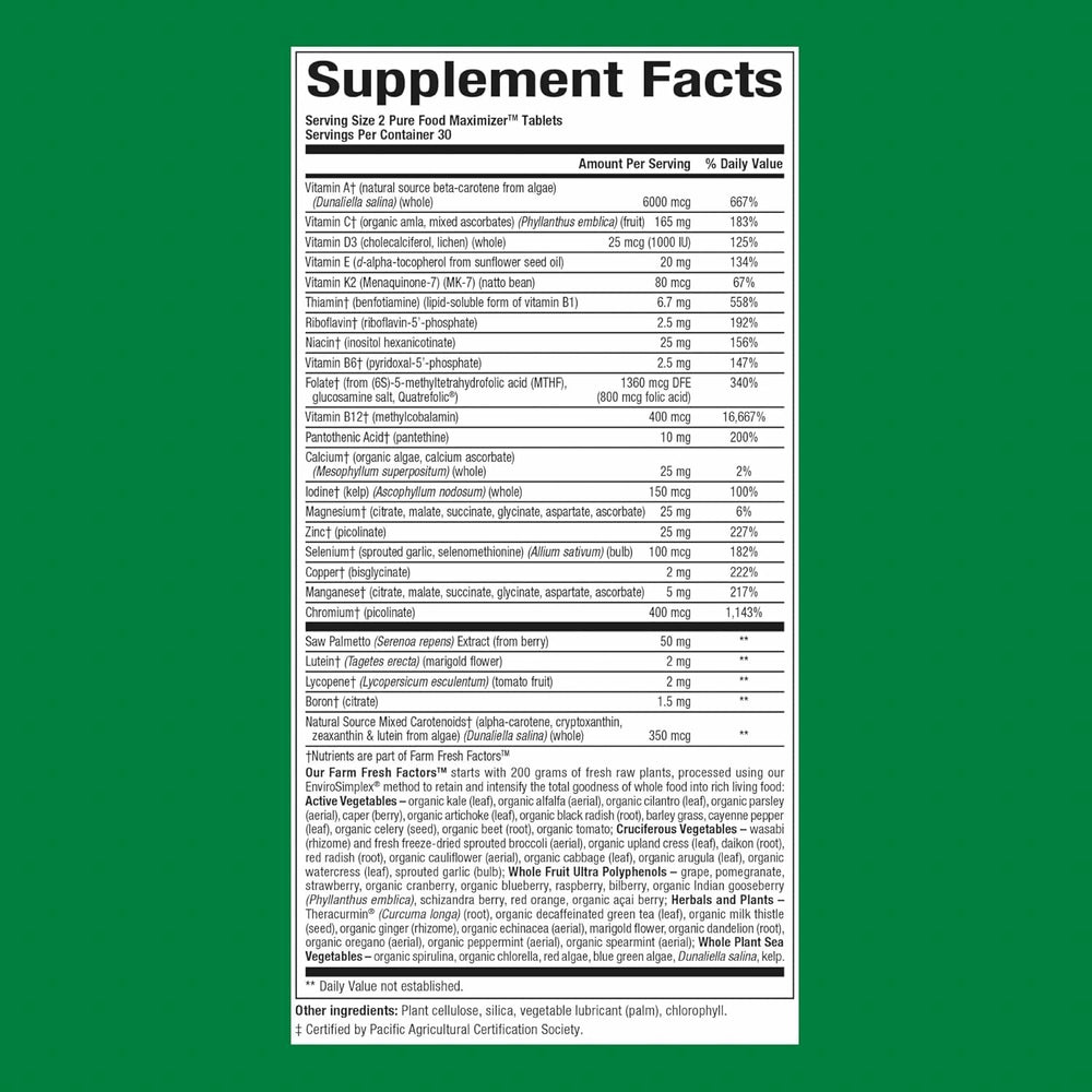 Close-up of Natural Factors Men's 50+ tablets illustrating compact daily supplement benefits.
