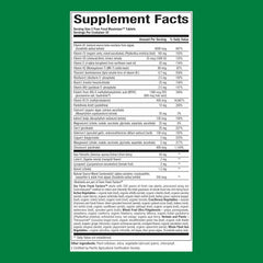Close-up of Natural Factors Men's 50+ tablets illustrating compact daily supplement benefits.