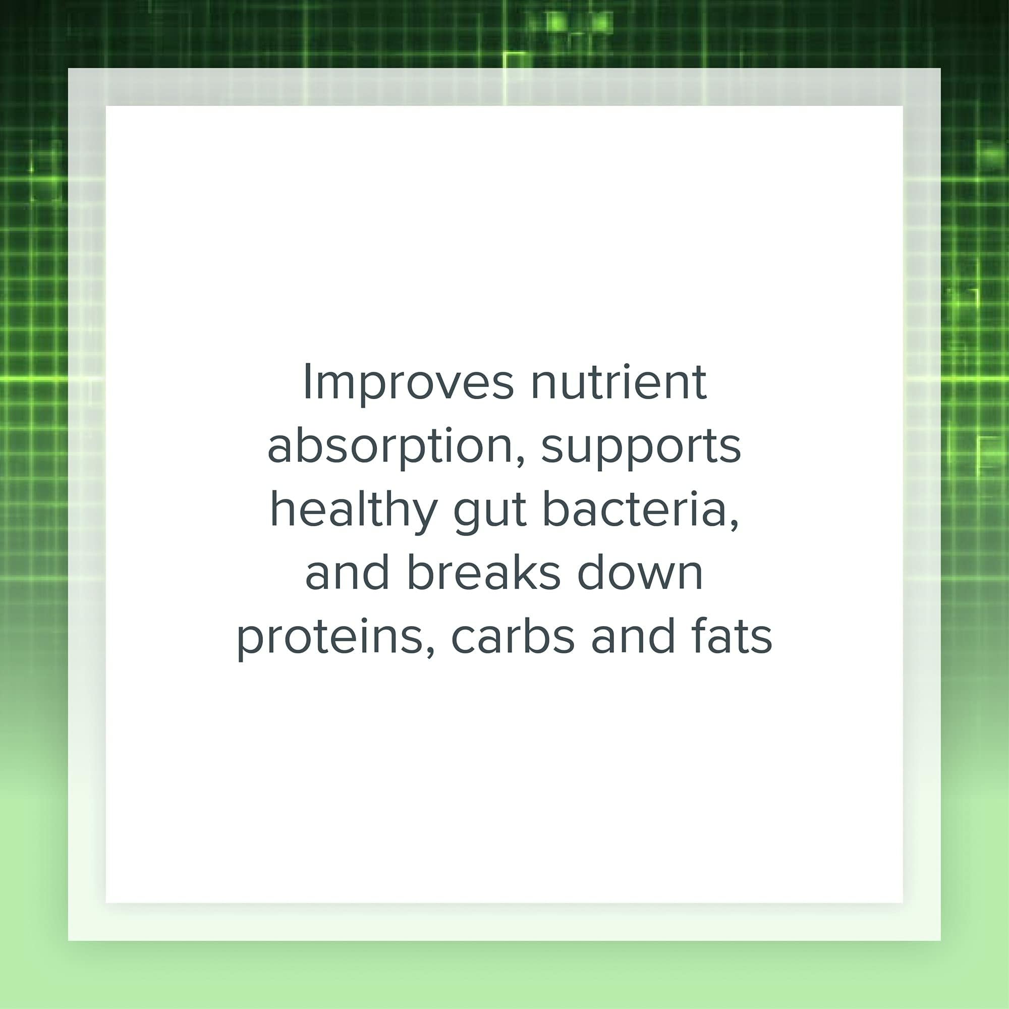Natural Factors Multi Enzyme capsules close-up for easy daily use with meals.