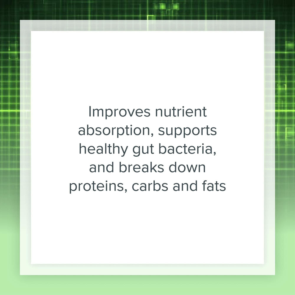 Natural Factors Multi Enzyme capsules close-up for easy daily use with meals.