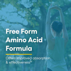 Natural Factors NAC bottle with glass – easy daily wellness ritual.