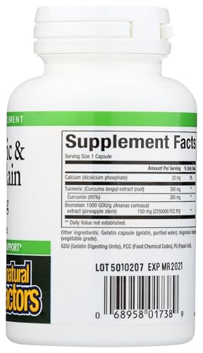 Natural Factors Non-GMO dairy-free capsule pack for joint care