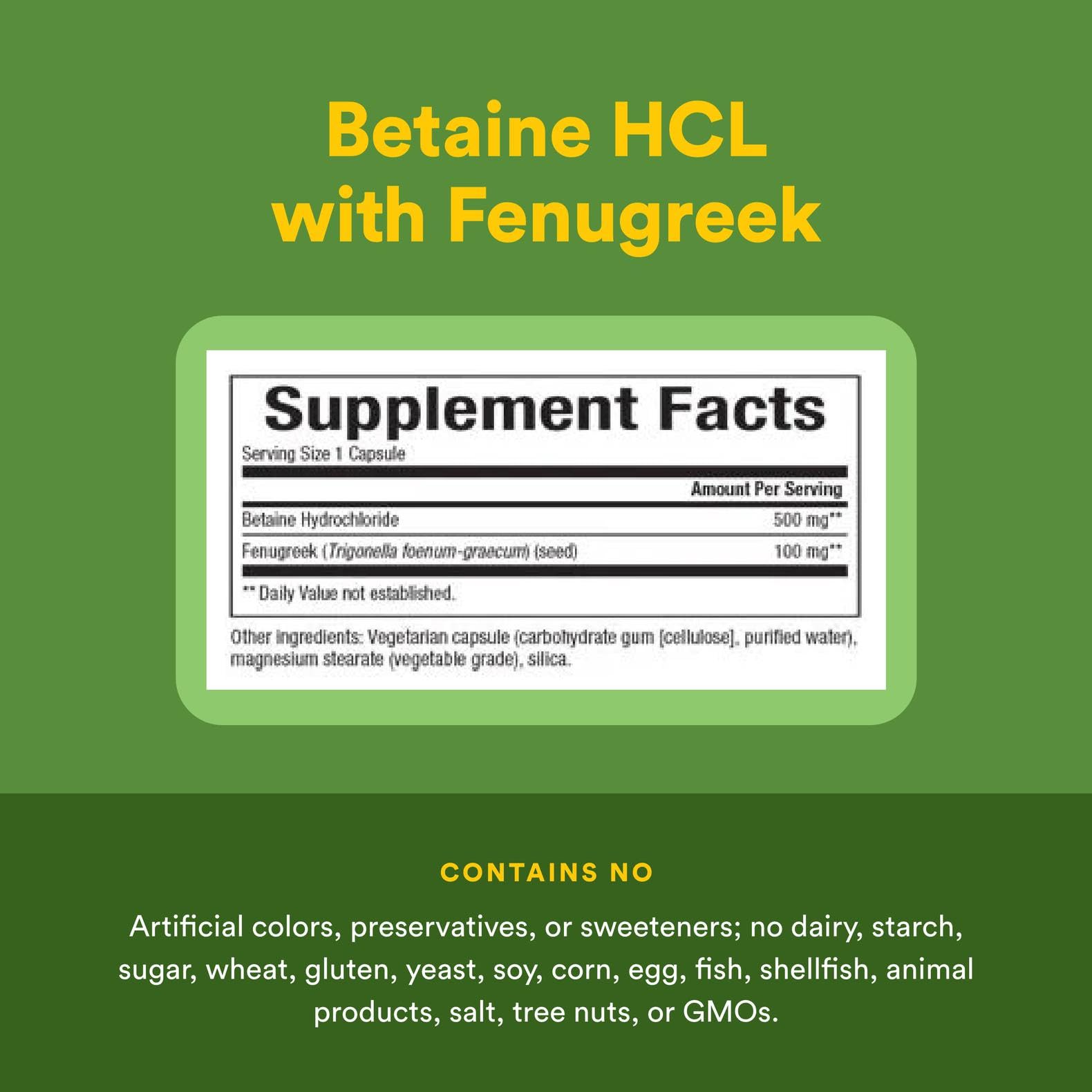Organic beet source used for Natural Factors Betaine HCL ingredients.