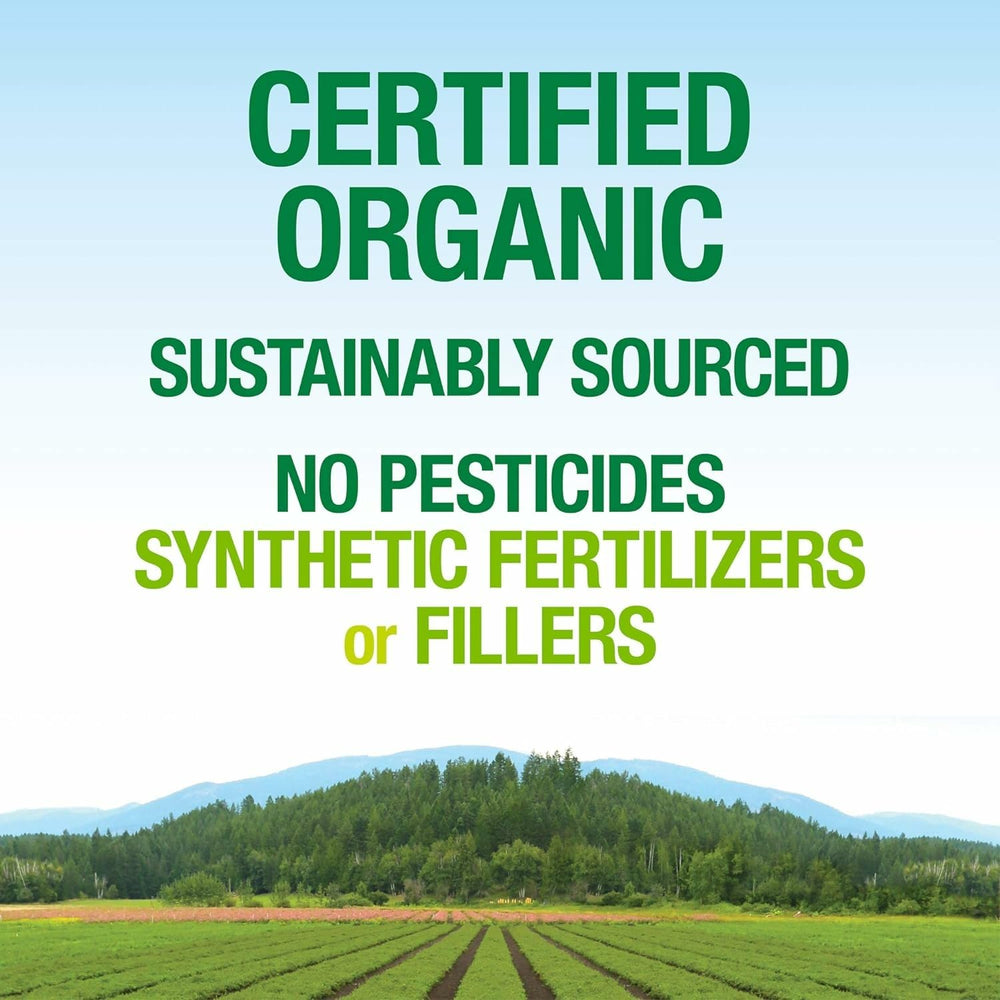 Natural Factors Organic greens close-up shows nutrient-rich greens for daily energy.