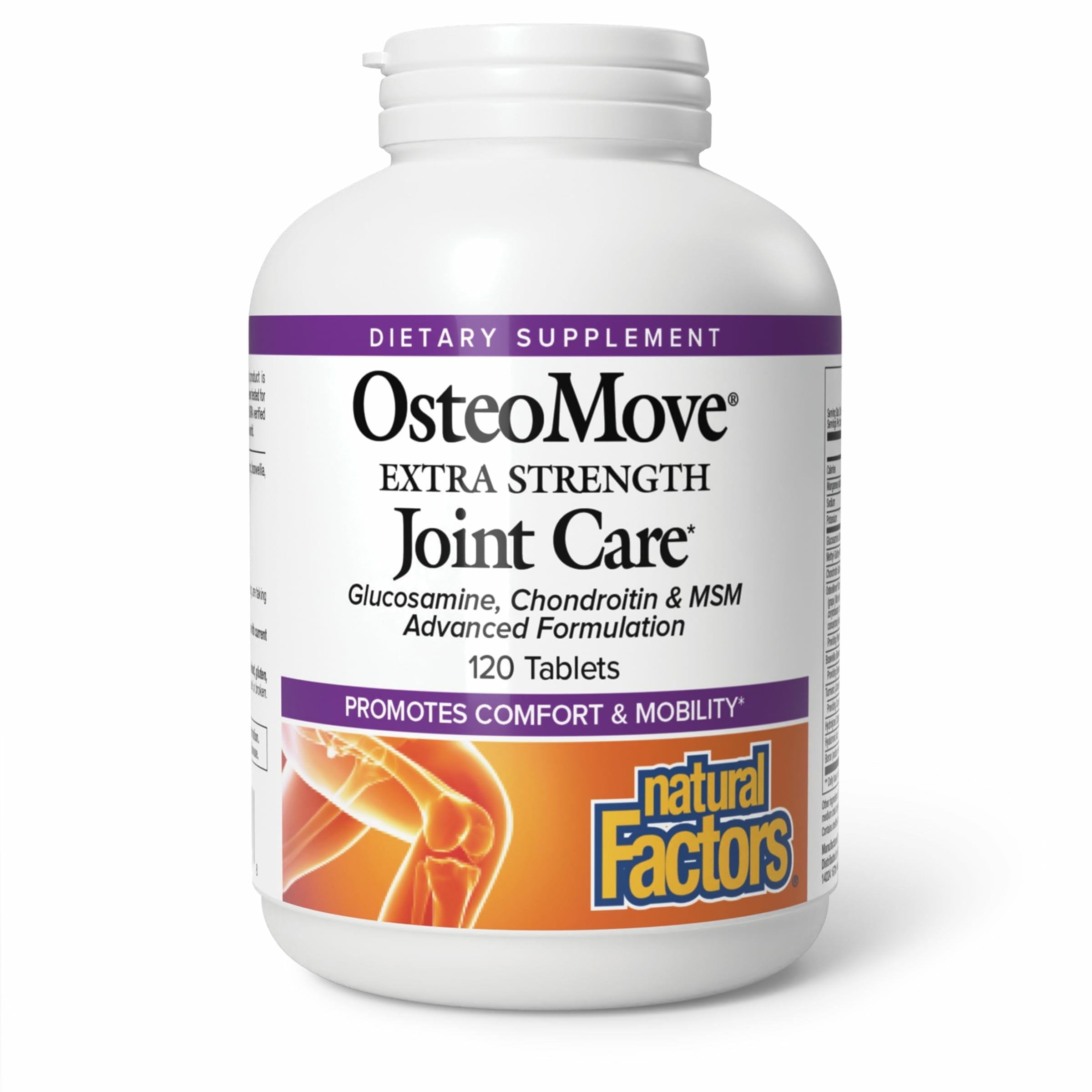 Natural Factors OsteoMove bottle front suggests joint support for daily use.