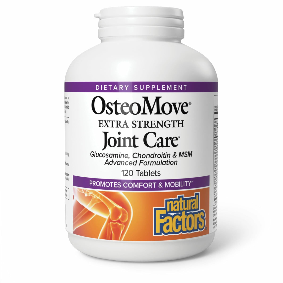 Natural Factors OsteoMove bottle front suggests joint support for daily use.
