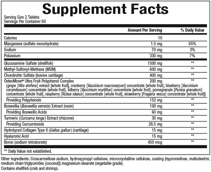 Close-up of OsteoMove capsules for easy daily intake.