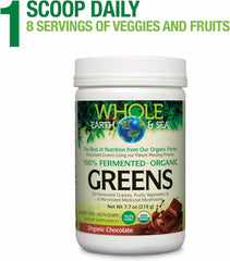 Natural Factors phytonutrient-rich greens blend supports daily wellness in smoothies.