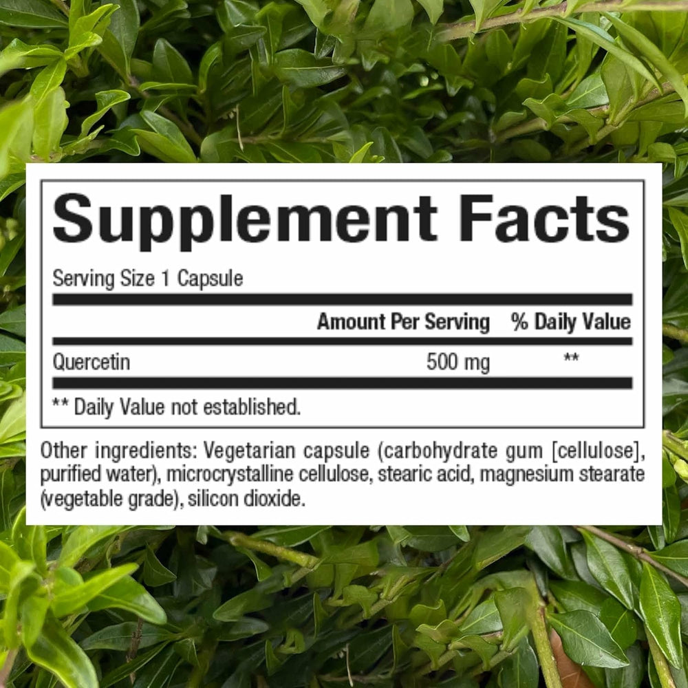 Natural Factors Quercetin capsules demonstrate antioxidant support for daily wellness