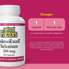 Natural Factors SelenoExcell capsules closeup showing soft texture