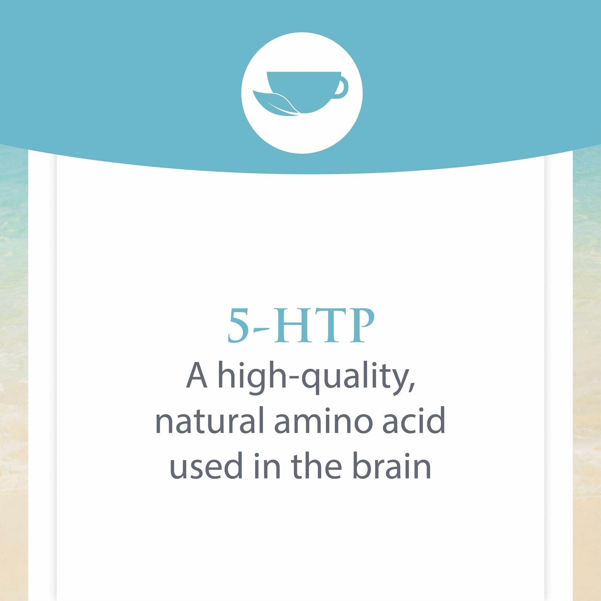 Pour scene of Natural Factors Stress-Relax 5-HTP caplets taken with meals.