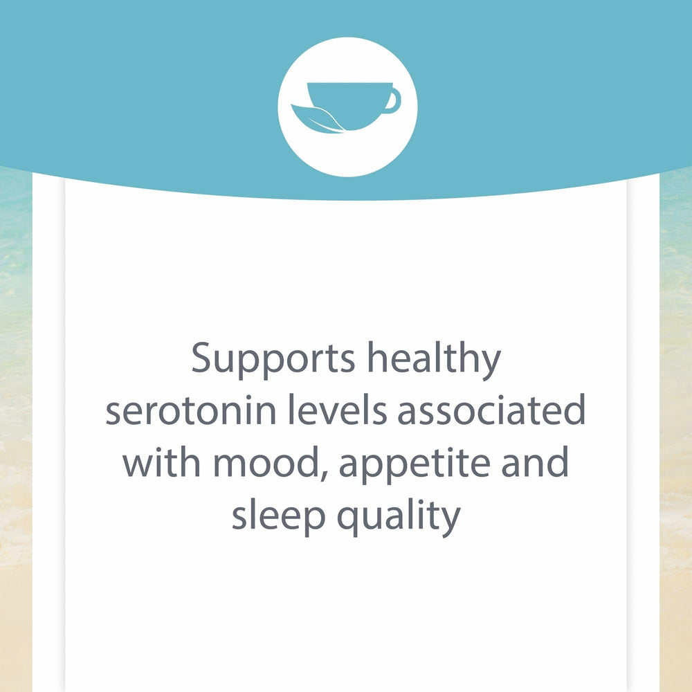 Vegan symbol on Natural Factors Stress-Relax 5-HTP image indicates plant-based formulation.