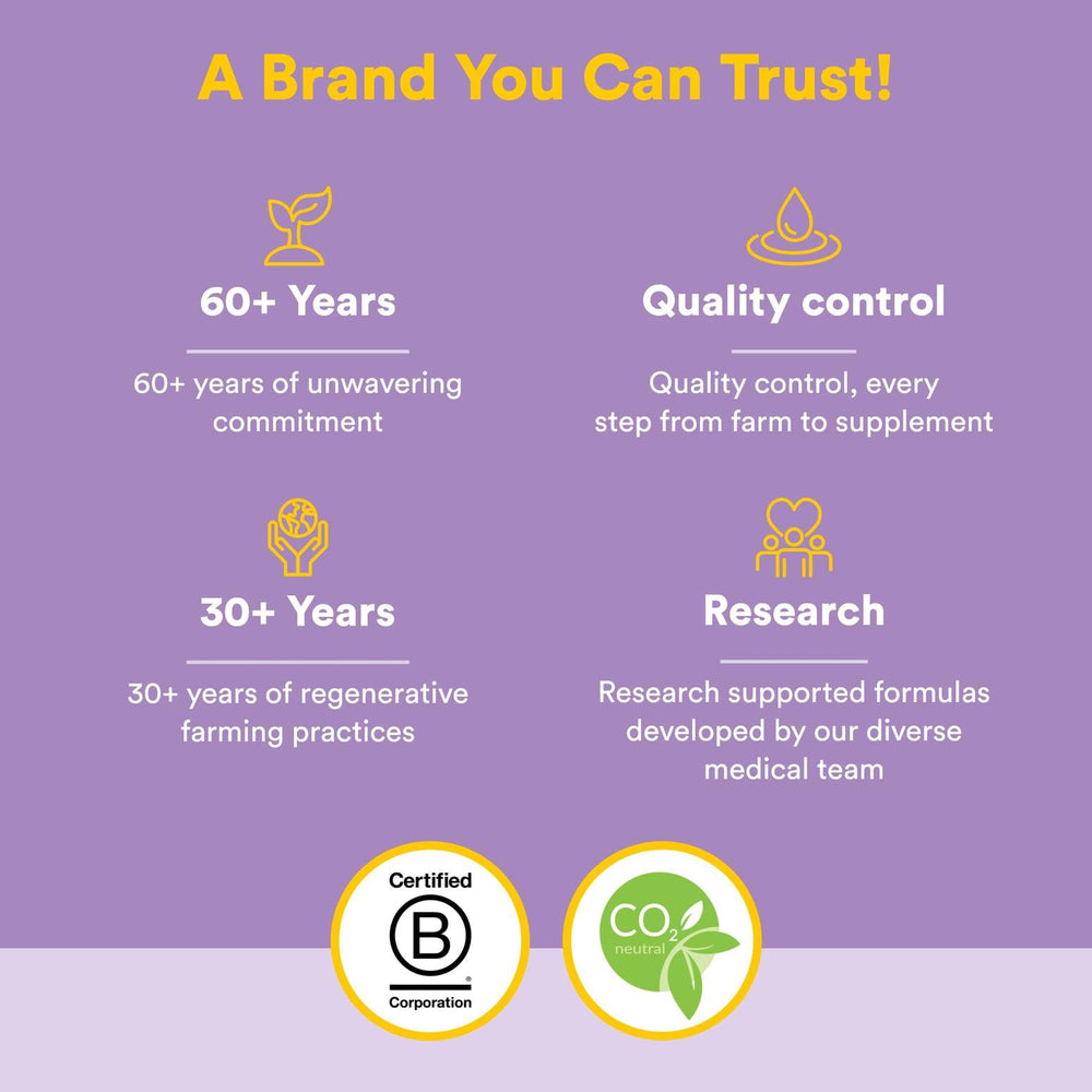 Natural Factors Adrenal Serenity third party testing seal for purity