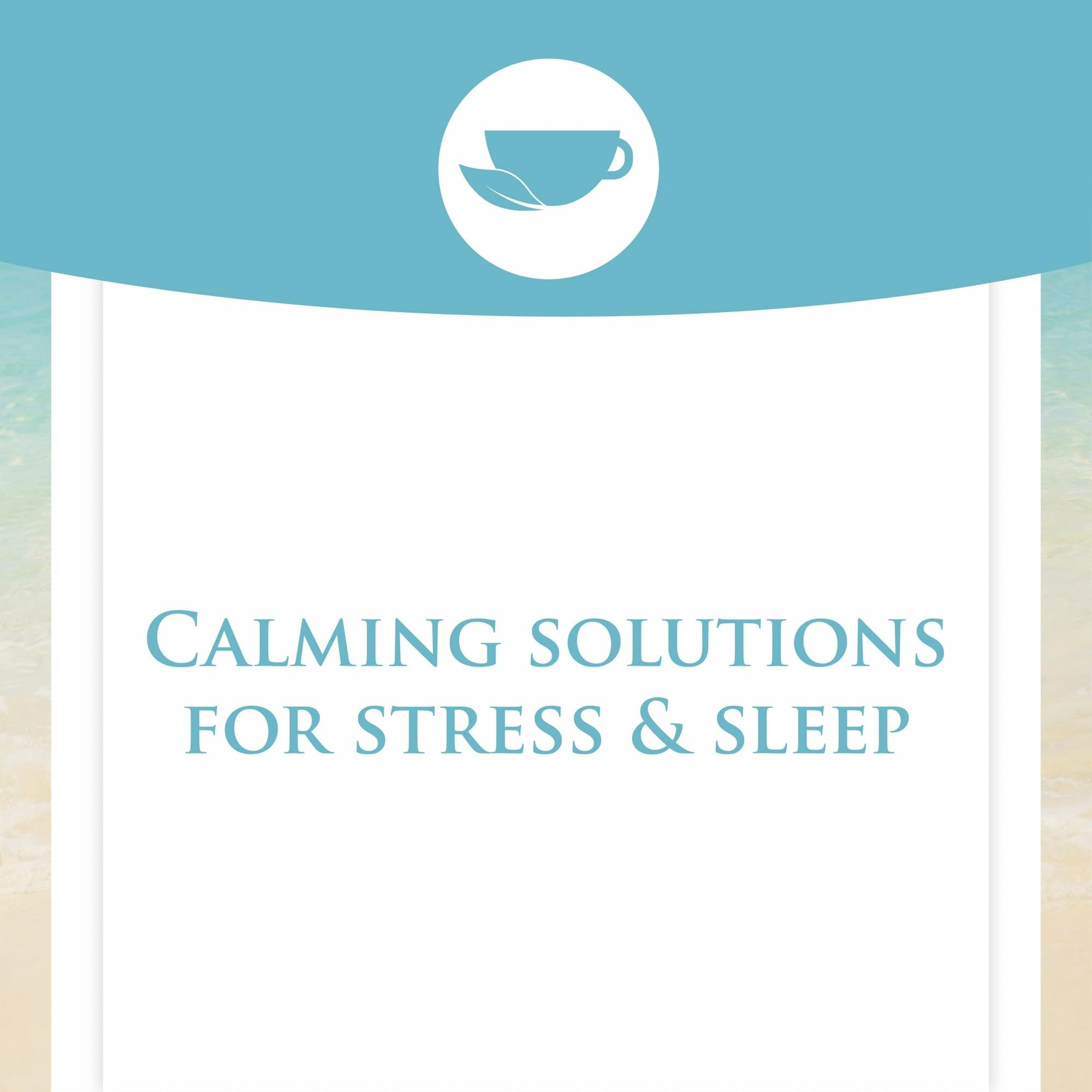 Dose-ready Stress-Relax capsules resting beside a glass of water