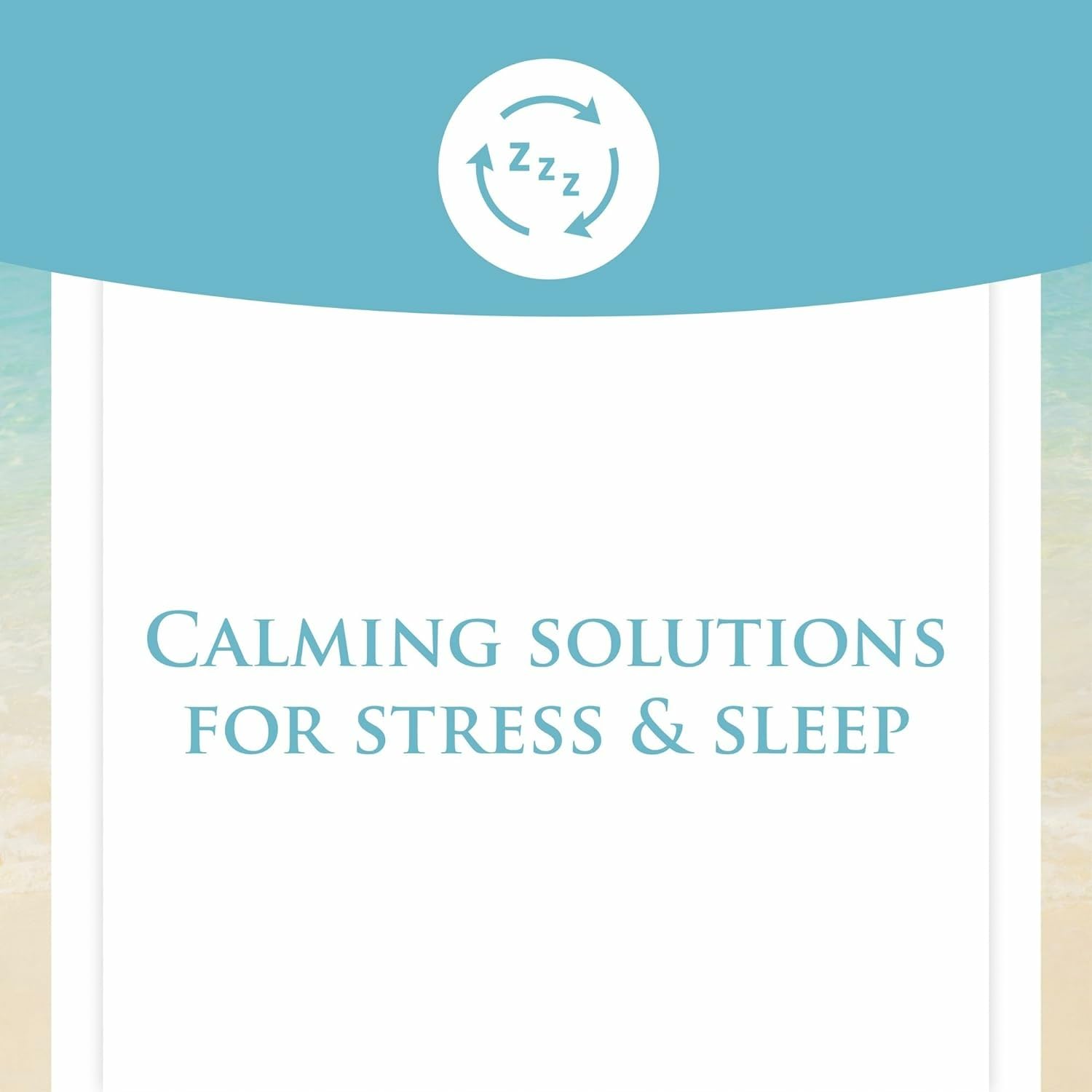 Natural Factors Stress-Relax in a calm bedroom setting.