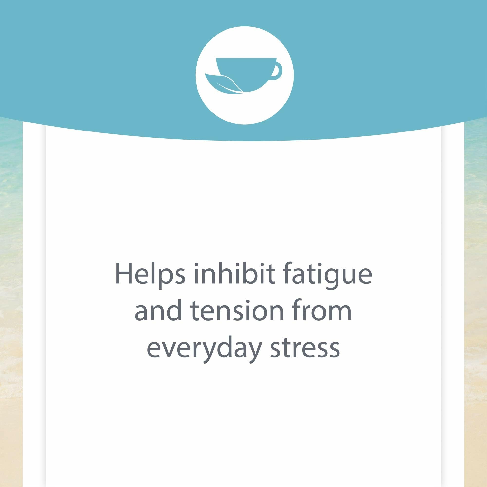 Front view of Natural Factors Stress-Relax bottle on desk