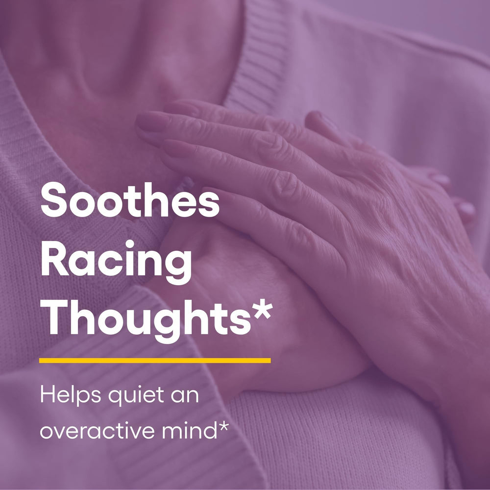 Natural Factors Stress-Relax Nighttime packaging communicates brand values and sustainable manufacturing.