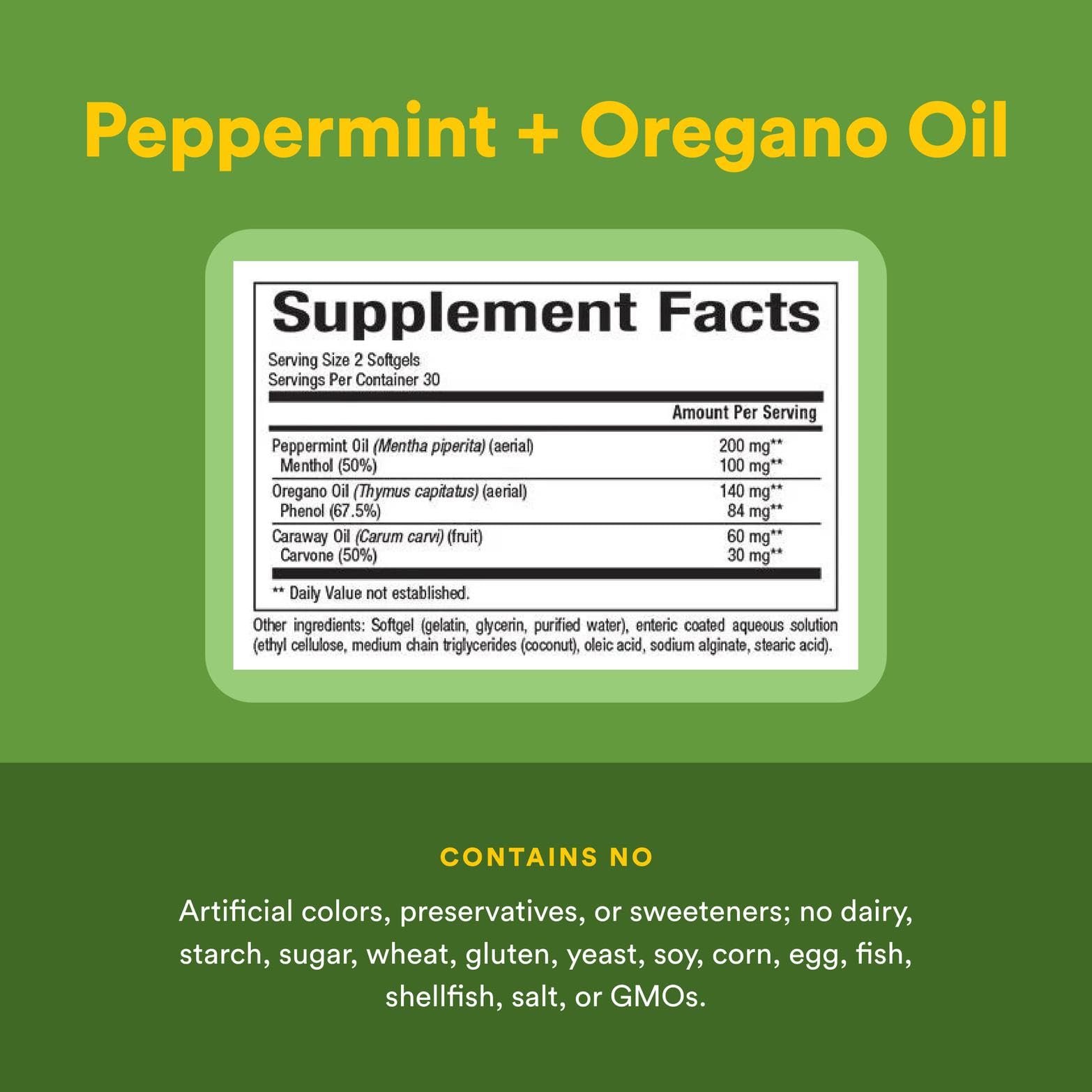 Natural Factors products undergo third-party testing for GMOs and purity.