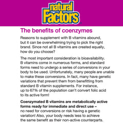 Natural Factors Biocoenzimado Methylfolato tomada con agua para consumo fácil.