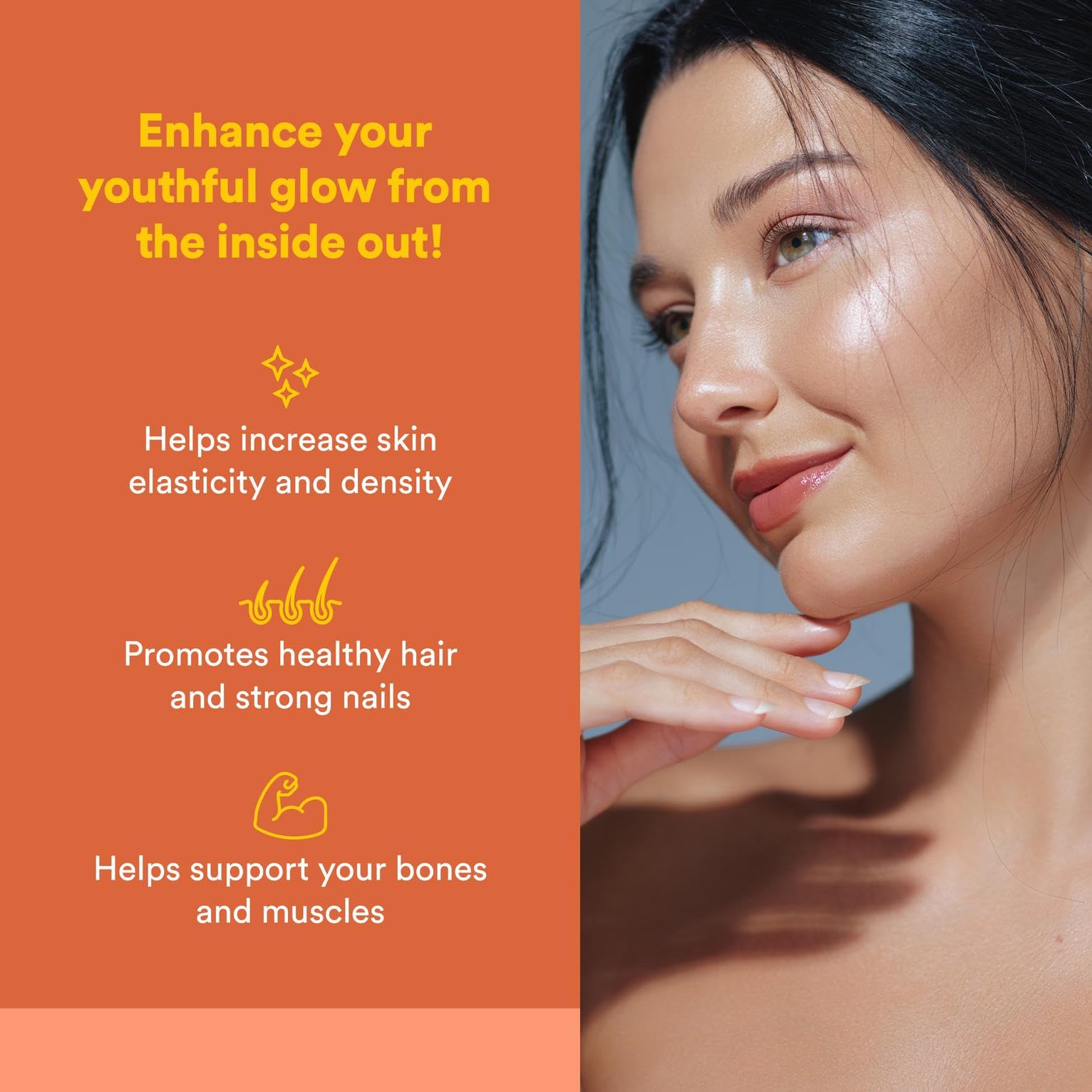 Total Body Multi-Collagen label close-up highlighting the blend