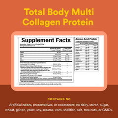Total Body Multi-Collagen powder dissolving in liquid