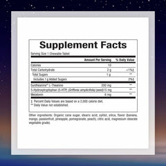 Natural Factors Tranquil Sleep chewables close-up showing texture and form.