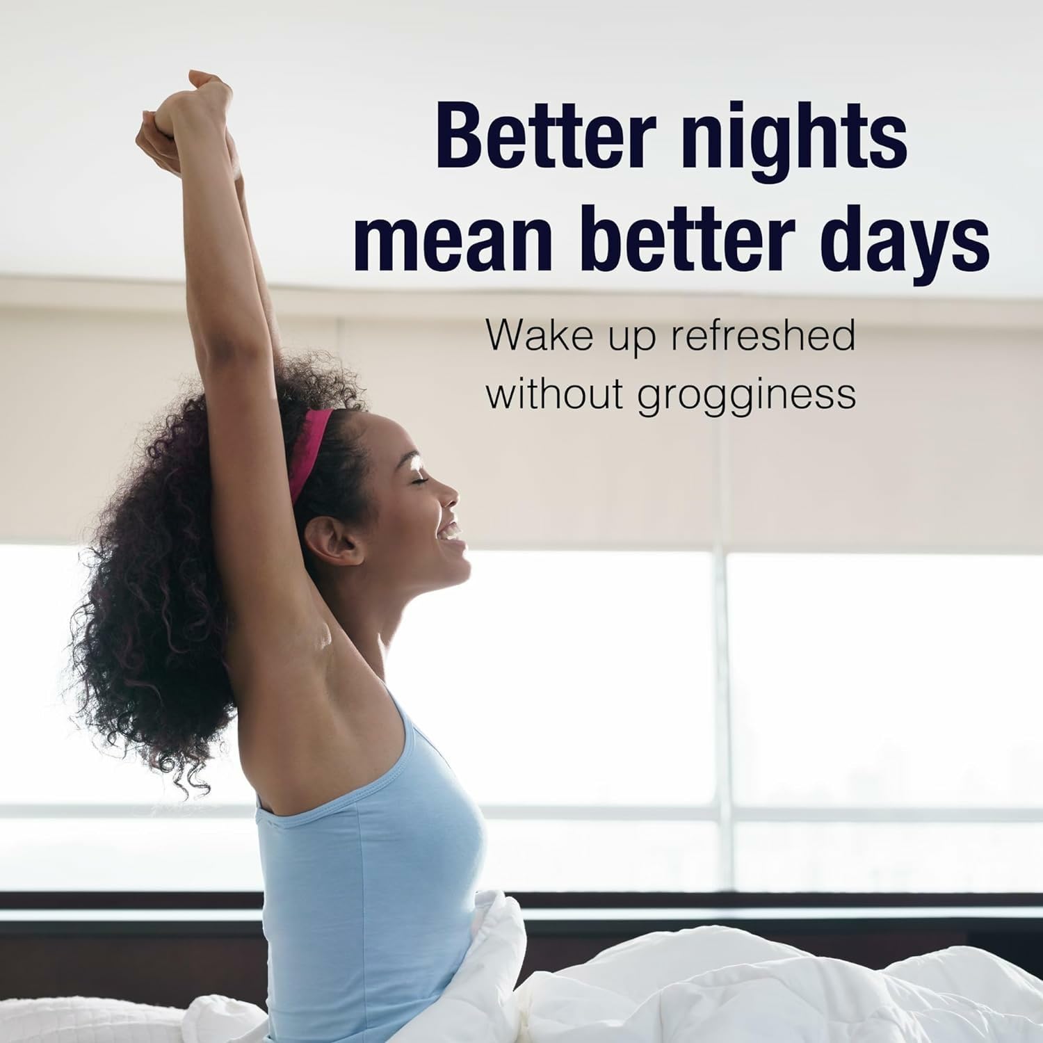 Natural Factors Tranquil Sleep L-theanine provides calming sensations before bed.