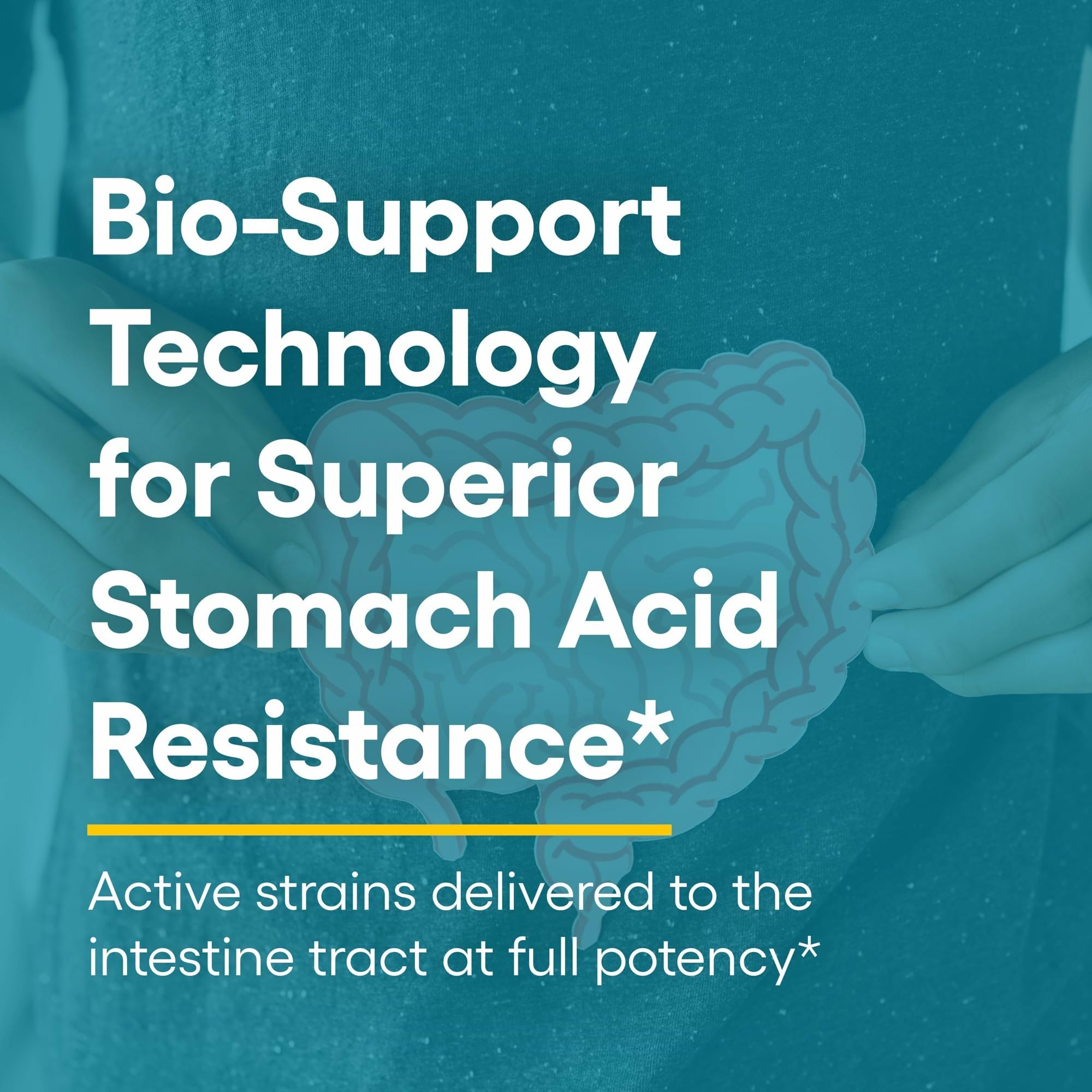 Natural Factors packaging card with probiotic science highlights third-party testing