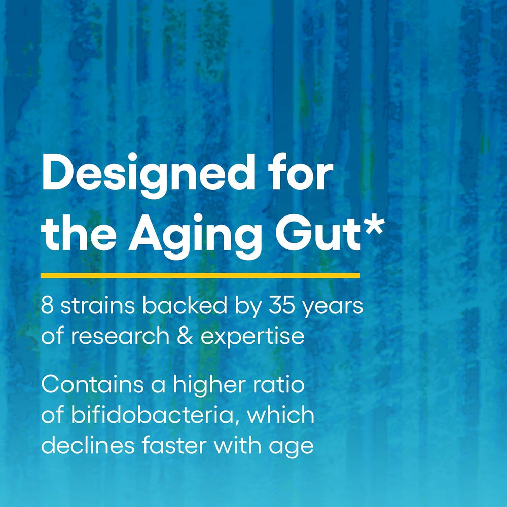 Natural Factors Ultimate Probiotic Senior's daily-use setup illustrating simple routine