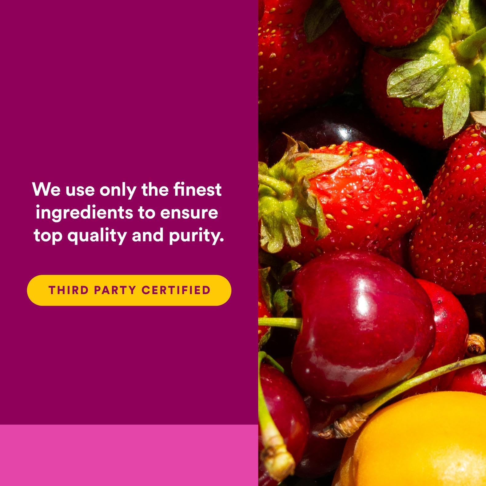 Ingredients like citrus bioflavonoids and rosehips from Natural Factors Vitamin C.