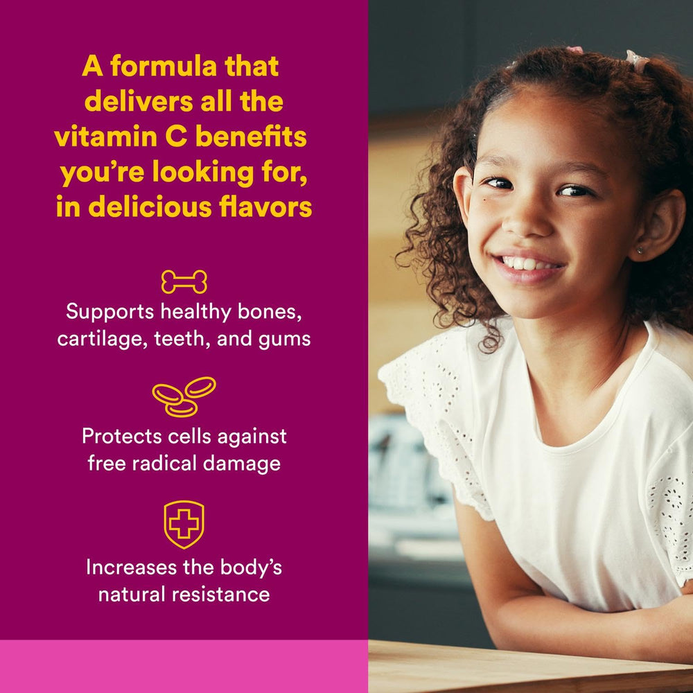 Natural Factors Jungle Juice flavored vitamin C chewable wafer