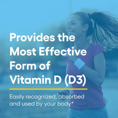 Natural Factors Vitamin D3 5000 IU softgel cap close-up showcasing secure packaging.