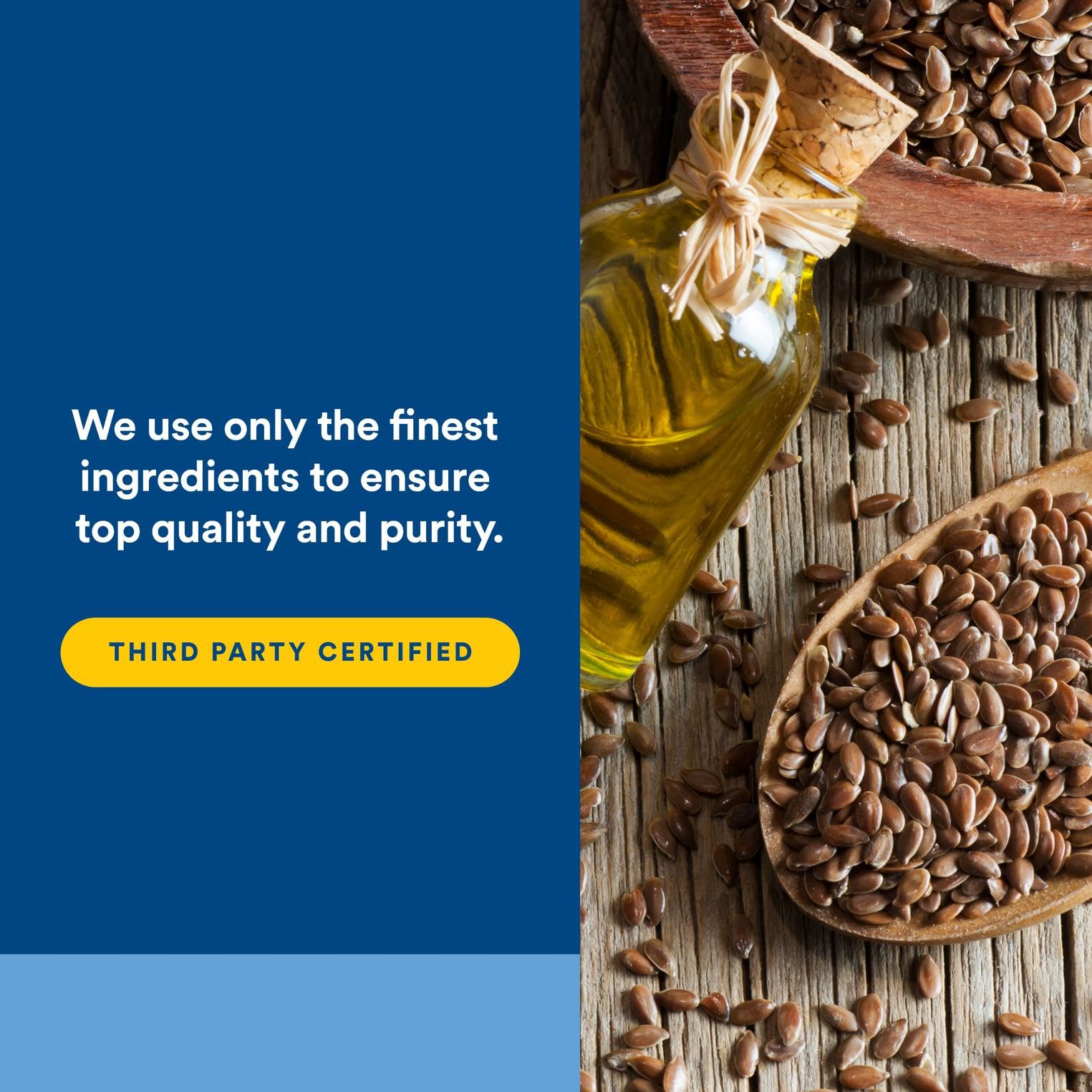 Softgel with flaxseed oil hint indicates enhanced absorption in Natural Factors Vitamin D3.