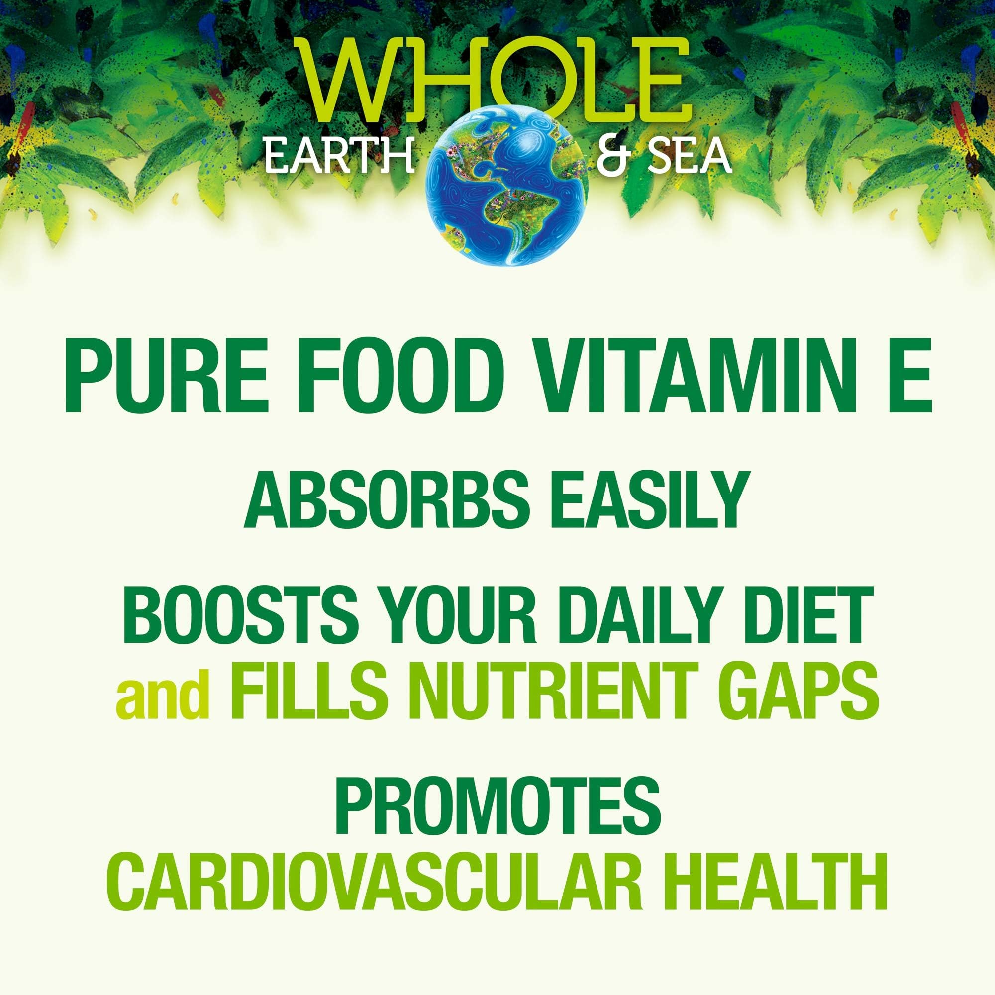 Natural Factors Vitamin E softgels; vibrant capsules highlight high d-alpha tocopherol content.