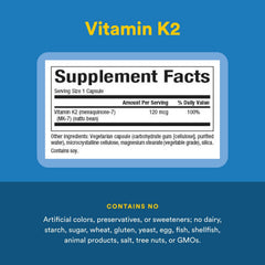 Natural Factors Vitamin K2 bottle on counter ready for daily circulation support