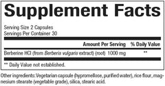 WellBetX berberine bottle front showing 60 vegetarian capsules.