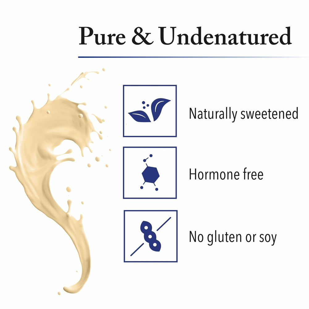 Natural Factors Whey Factors low lactose claim on label appeals to dairy-sensitive consumers.