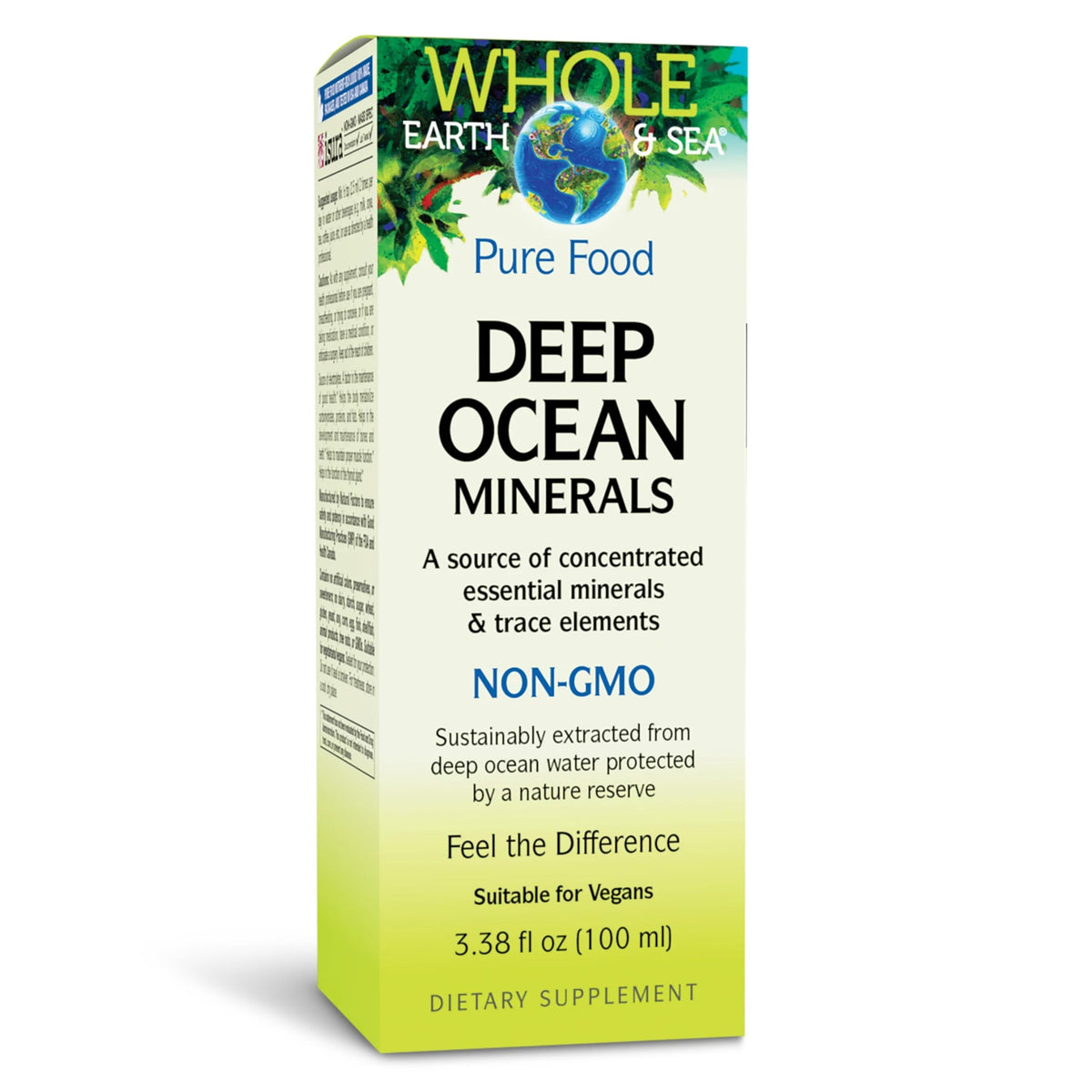 Natural Factors Whole Earth & Sea Deep Ocean Minerals bottle provides daily mineral support