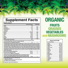 Natural Factors Whole Earth & Sea tin packaging close-up highlighting clean vegan ingredients
