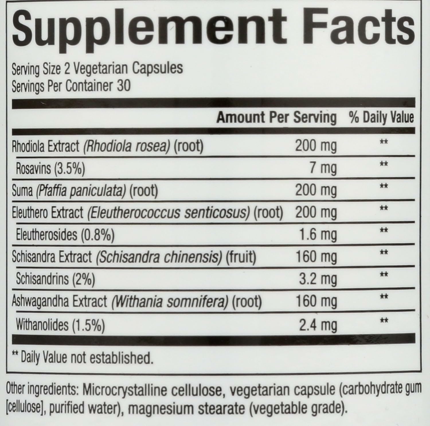 AdrenaSense capsules close-up highlighting vegan, non-GMO formula for stress support.