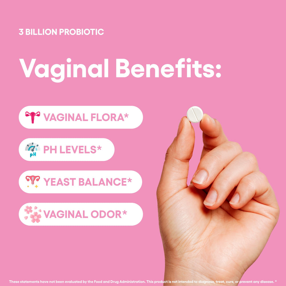 Natural Foundation Vaginal Probiotics capsules ready for daily routine and convenience