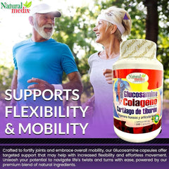 Natural Medix capsules ready for easy daily joint care