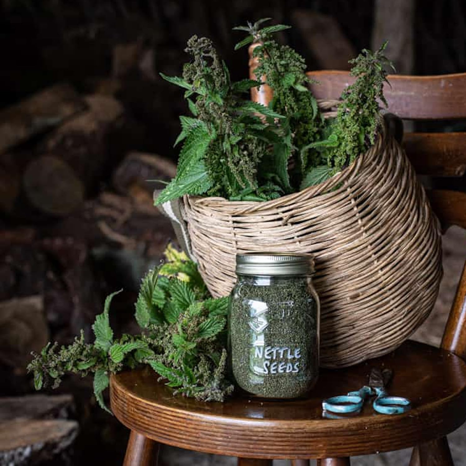 Natural Nettle Seed bag on shelf, premium packaging for everyday nutrition.