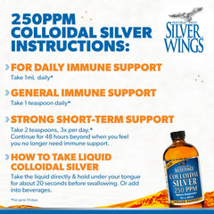 Natural Path Silver Wings lab-tested label confirms purity and pH accuracy.