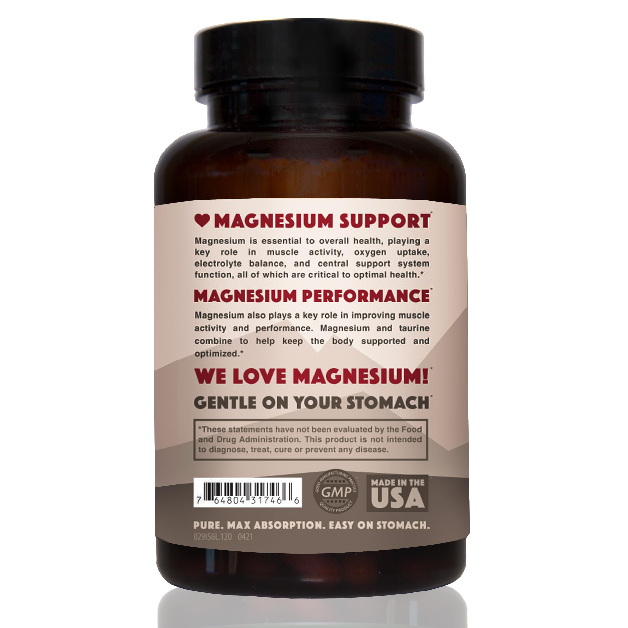 Made-in-USA packaging reinforcing quality and trust.