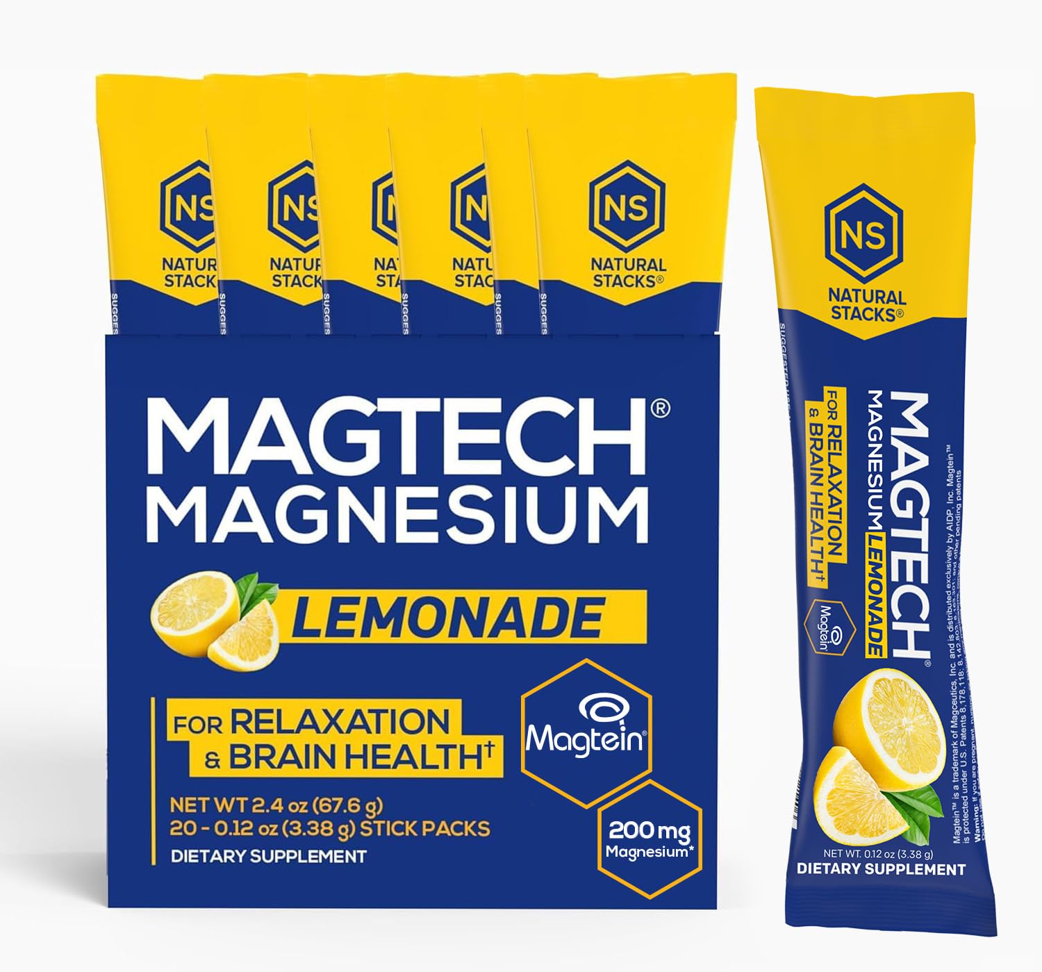 NATURAL STACKS MagTech 20-servings bottle showcases a versatile daily ritual.