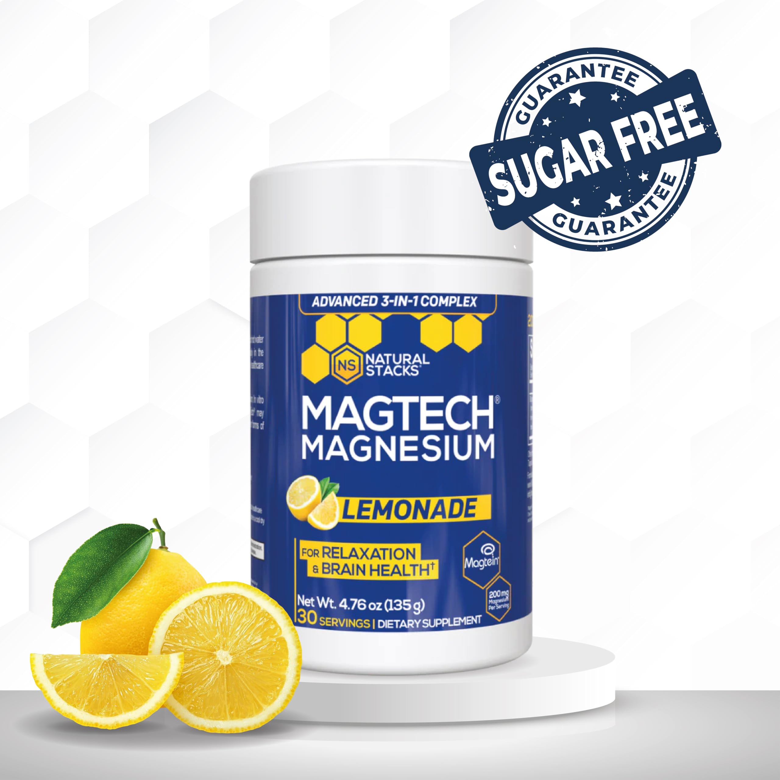 Measuring scoop included with Natural Stacks MagTech magnesium powder.
