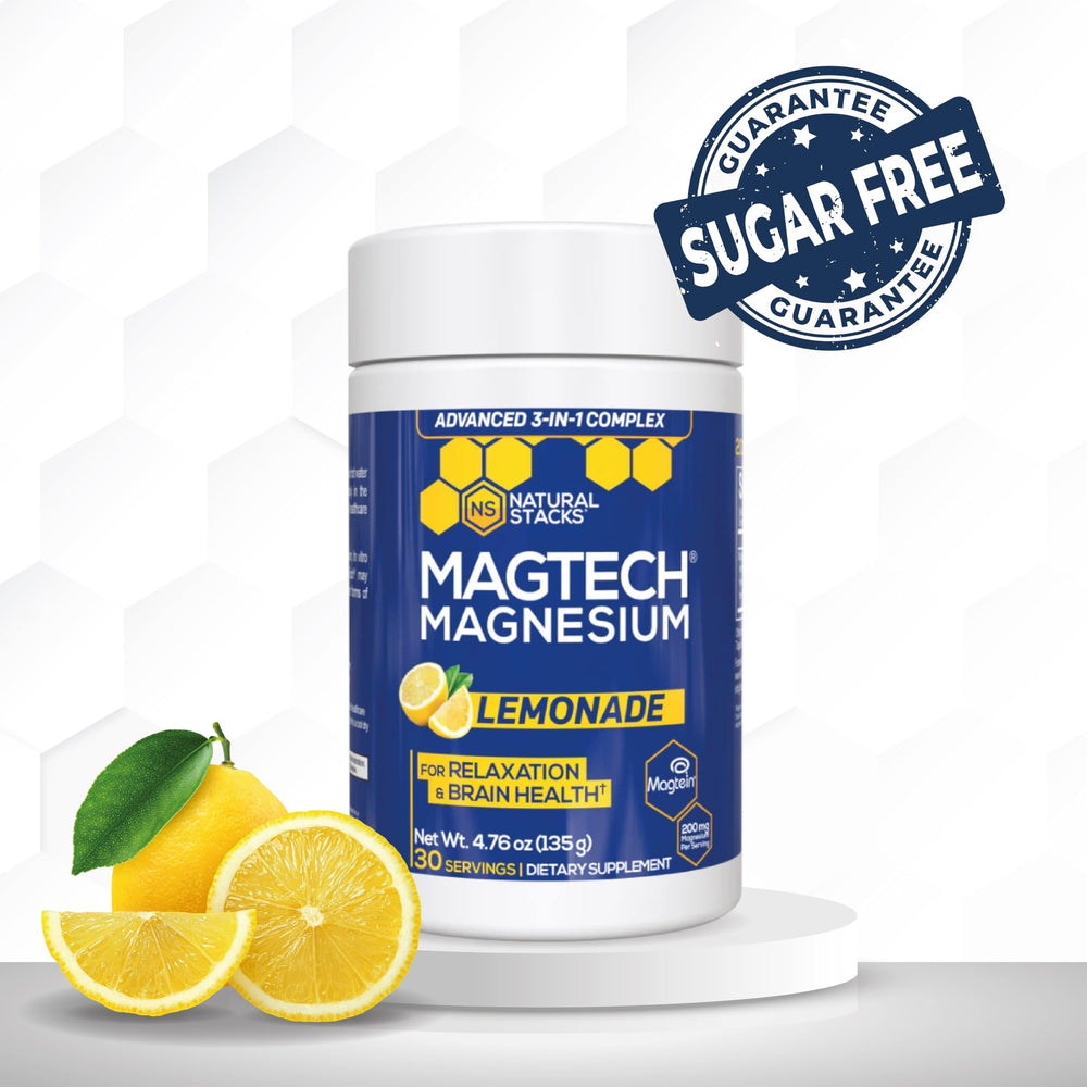 Measuring scoop included with Natural Stacks MagTech magnesium powder.