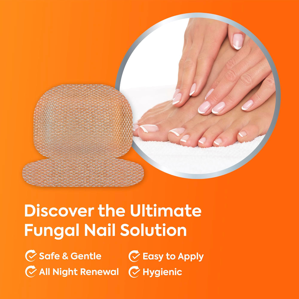 Natural Vine patch on nail during overnight wear